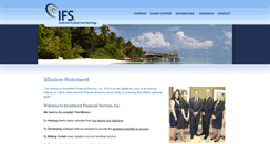 Desktop Screenshot of investmentfinancial.net